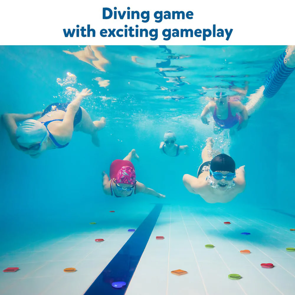 Underwater Pool Treasure Game with Waterproof Gems and Cards - Image 2