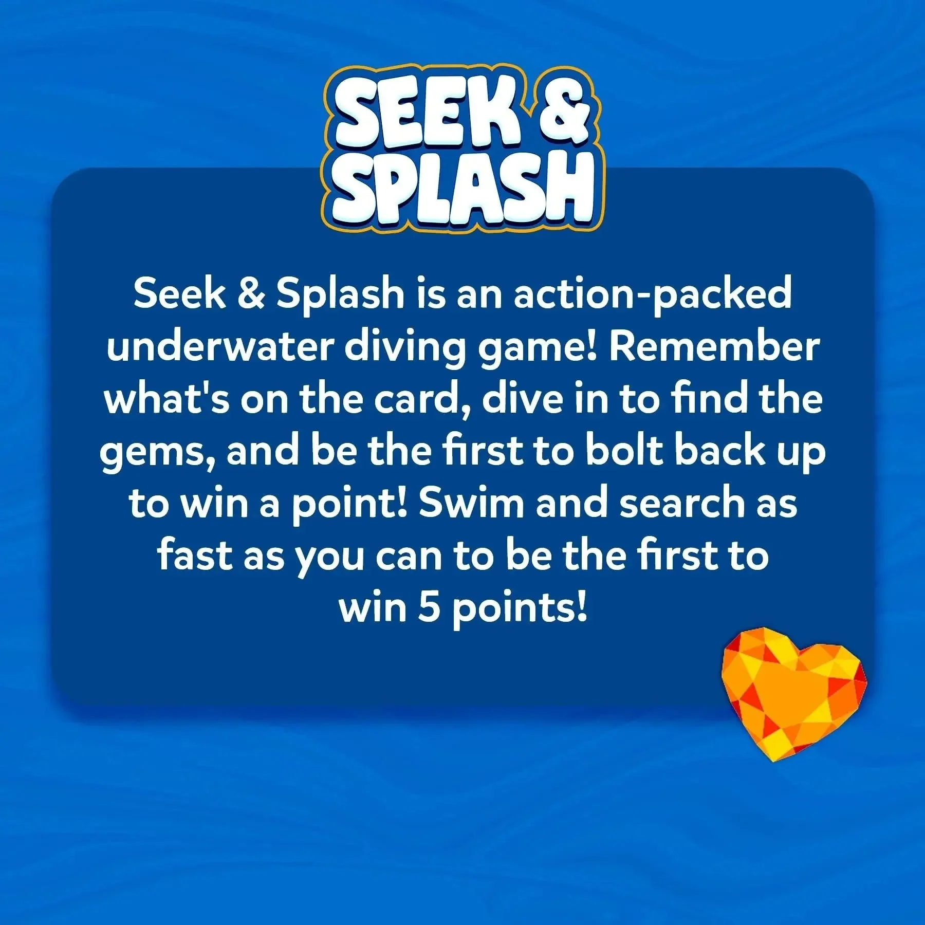 Underwater Pool Treasure Game with Waterproof Gems and Cards - Image 7