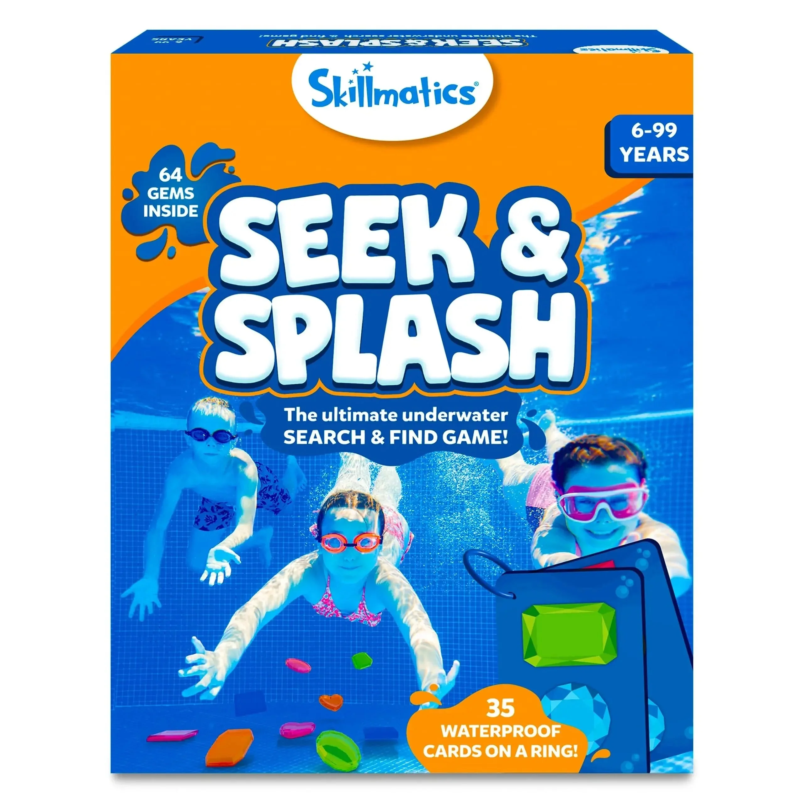 Underwater Pool Treasure Game with Waterproof Gems and Cards - Image 8