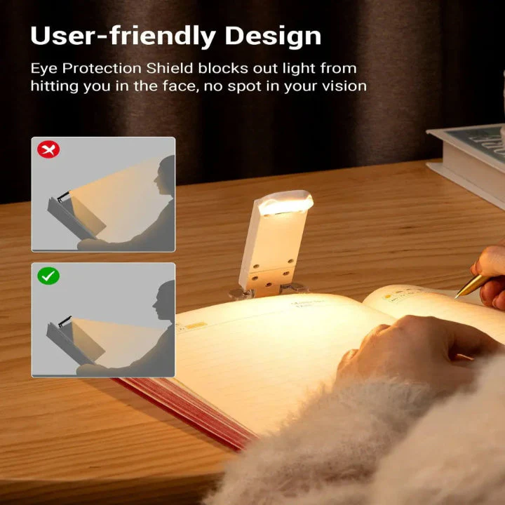 USB Rechargeable Reading Light — Ideal for Nighttime Reading Without Disturbance - Image 2