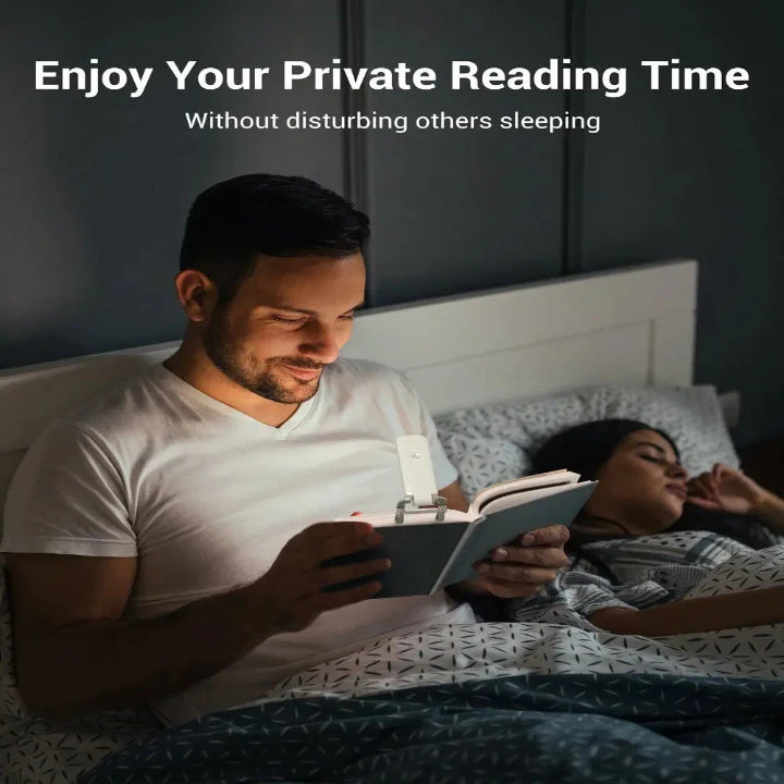 USB Rechargeable Reading Light — Ideal for Nighttime Reading Without Disturbance - Image 5