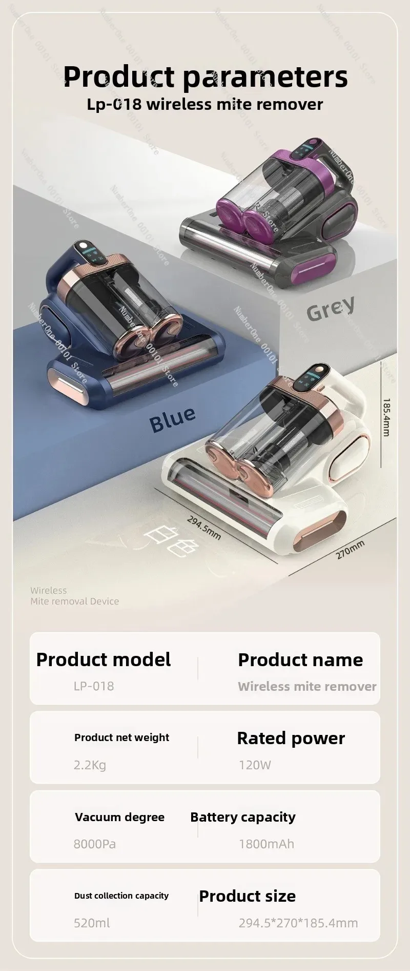 Vacuum Cleaner for Allergy Sufferers - Deep Clean Function - Image 6