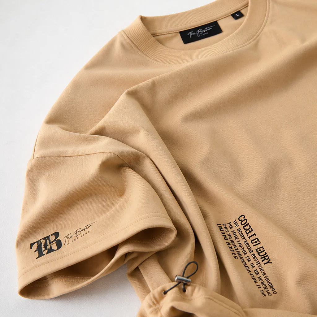 Vanguard™ – Relaxed Oversized Tee with Signature Script Detailing - Image 5