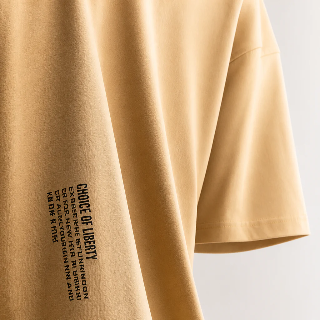 Vanguard™ – Relaxed Oversized Tee with Signature Script Detailing - Image 6