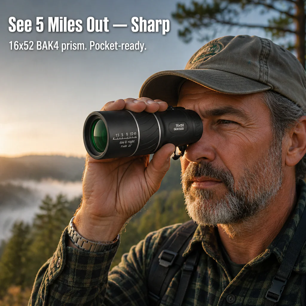 VantaScope™ — Spot Birds, Wildlife & Stage Action Sharp From 5 Miles Out
