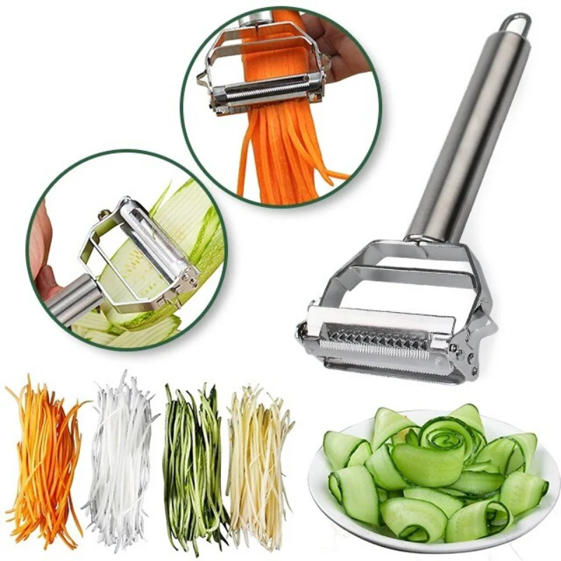 Vegetable Peeler | Dual Blades | Stainless Steel | Kitchen Cutter - Image 12
