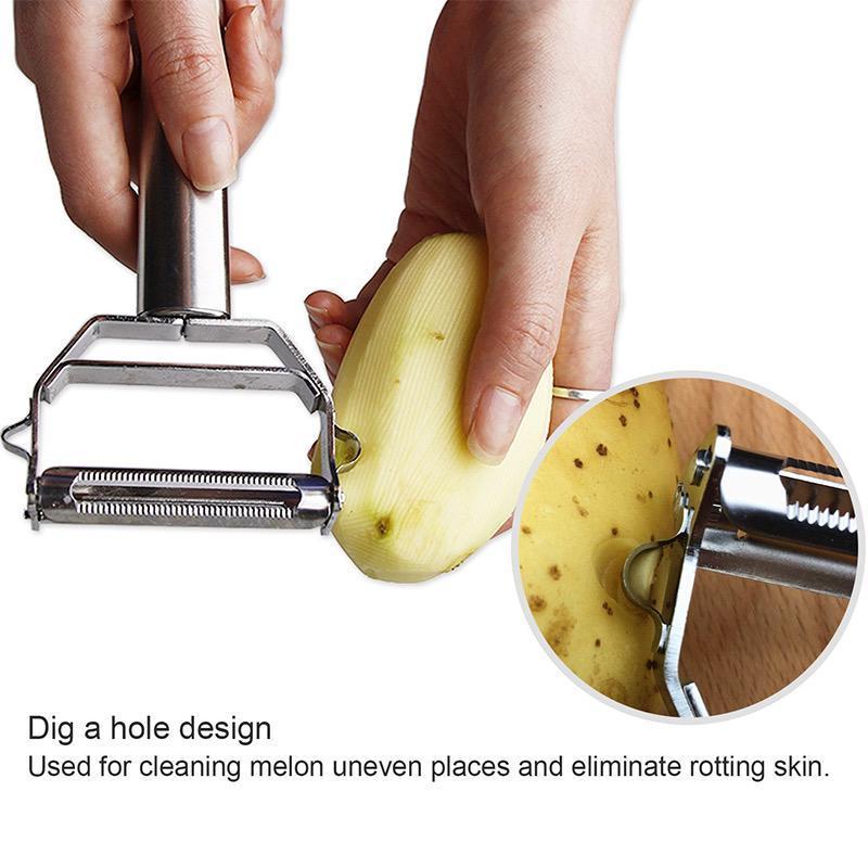 Vegetable Peeler | Dual Blades | Stainless Steel | Kitchen Cutter - Image 5