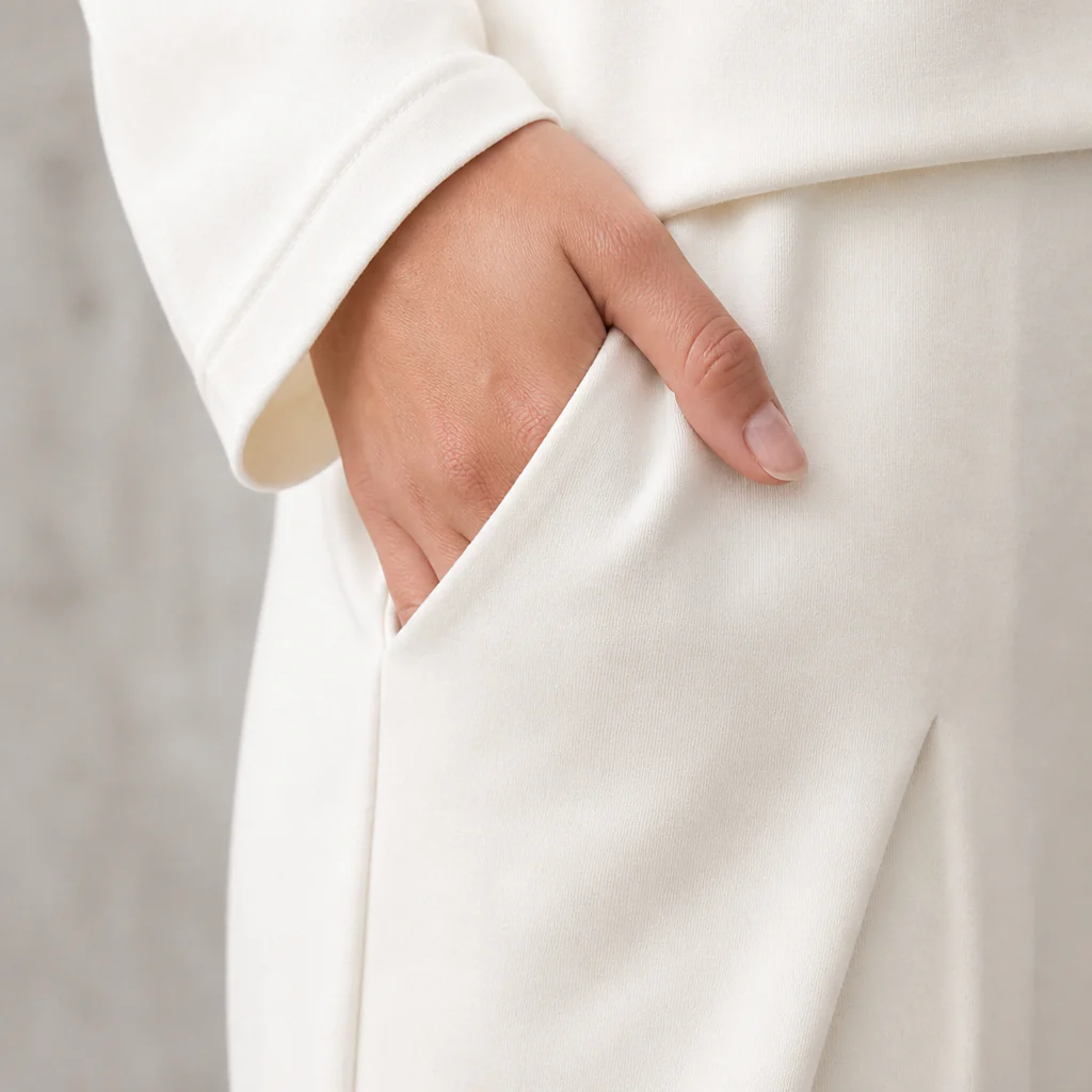 Mirelle™ – Relaxed Boat-Neck Two-Piece Set with Tapered Pleated Pants - Image 7