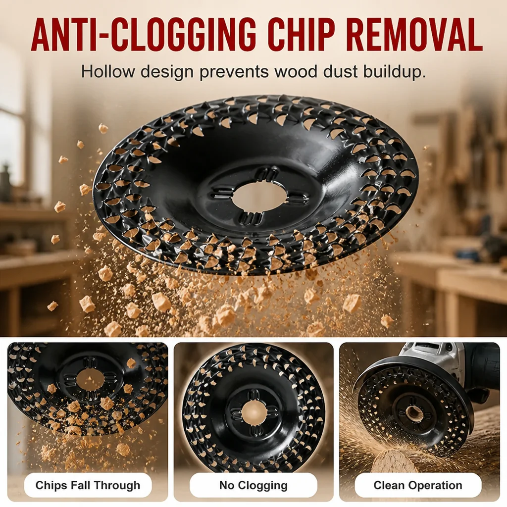 VeloCraft™ — Carve, Shape & Hog Wood Twice As Fast On Any 5″ Grinder - Image 7