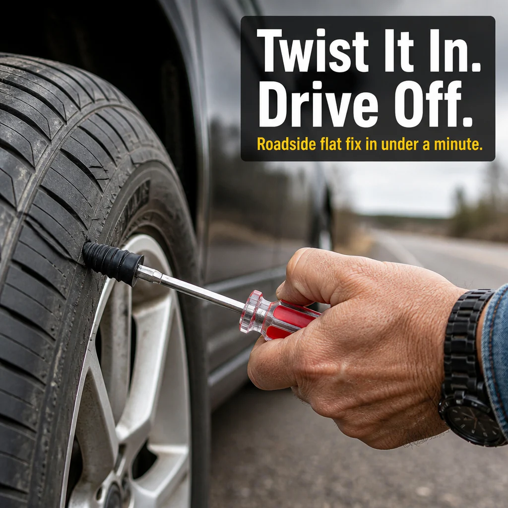 VeloShield™ — Fix Roadside Flats in 60 Seconds Without a Tow Truck