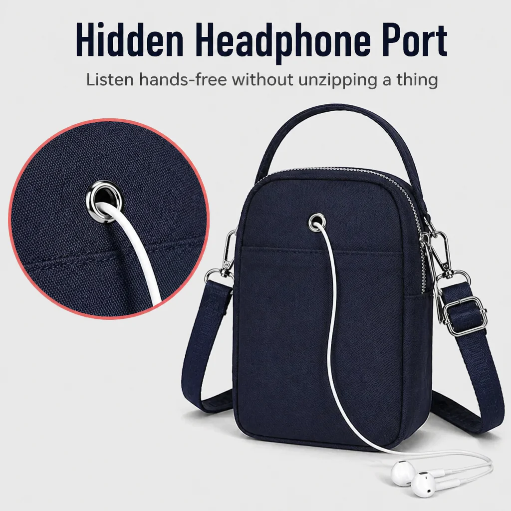 VeloStride™ Mini Crossbody — Carry Your Phone, Wallet & Keys Through Any Weather - Image 6