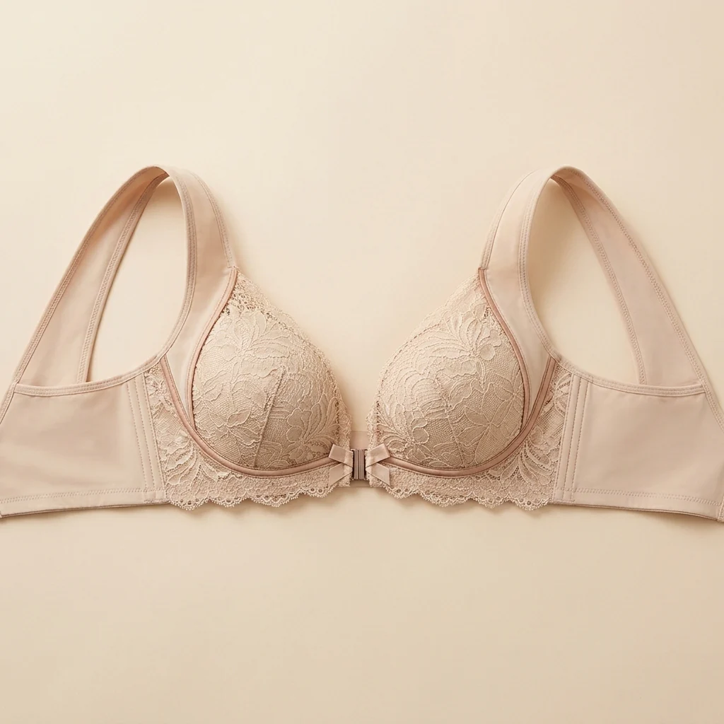 VenaraLift™ – Wireless Lace Front-Closure Lifting Bra - Image 3