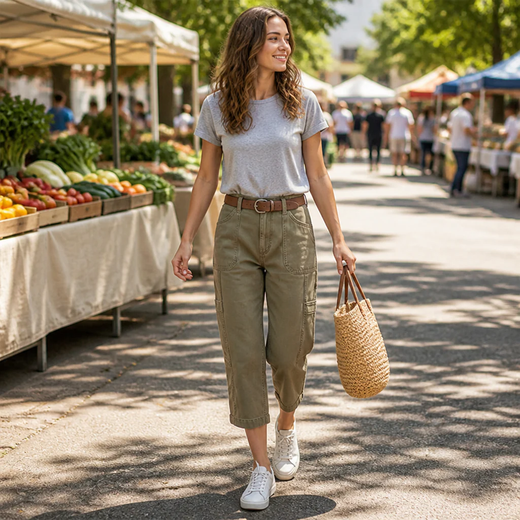 VeranoVibe™ Cargo Capris — Move Freely, Stay Cool, and Carry Everything You Need Without the Bulk - Image 2
