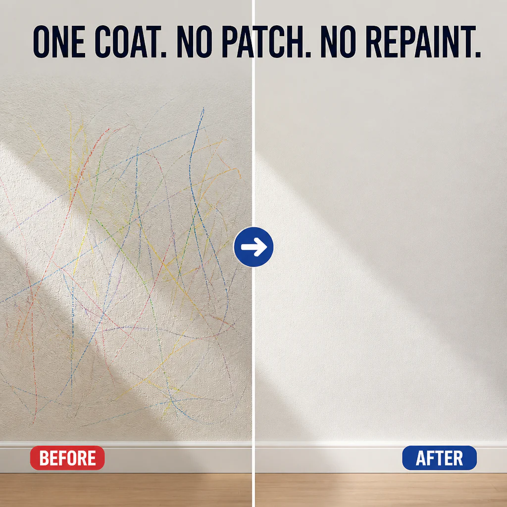 VeroCraft™ — Cover Crayon, Cracks & Scuffs Without Repainting the Wall - Image 4