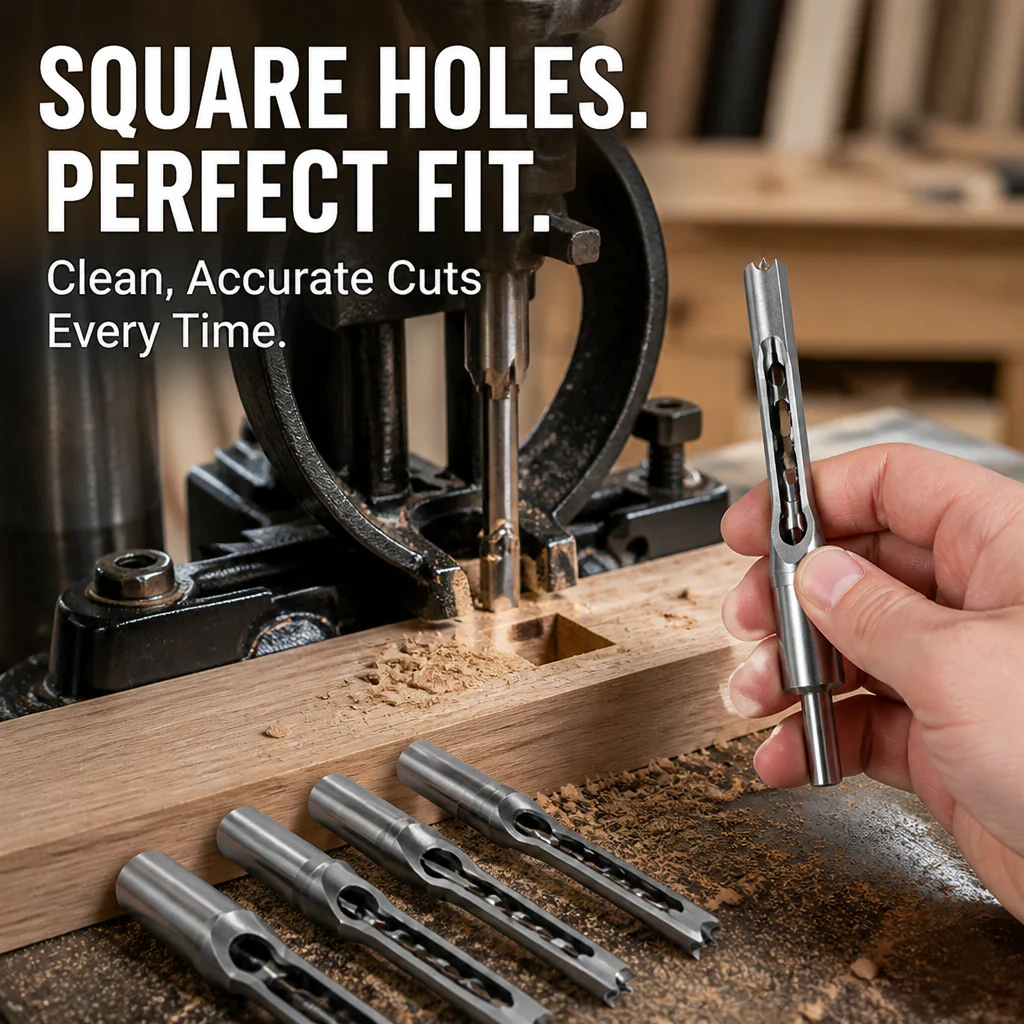 VeroEdge™ Square Hole Drill Bits — Effortless Precision for Flawless, Proud Craftsmanship - Image 6