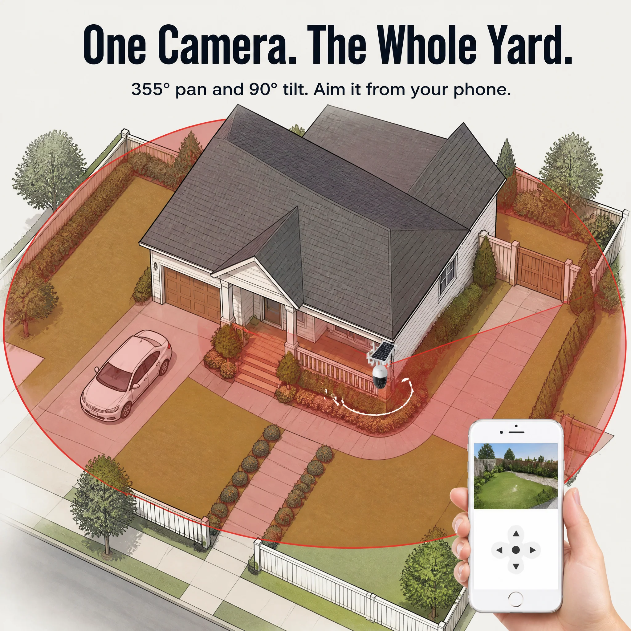 VeroLuxe™ Solar Security Cam — Watch Every Corner Day or Night, No Wires Needed - Image 4