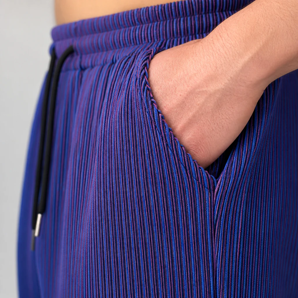 VeroStride™ – Lightweight Pleated Straight-Leg Pants with Drawstring Waist - Image 6