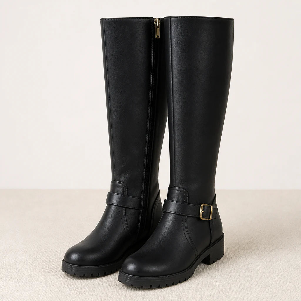 VeroStride™ – Classic Knee-High Riding Boots with Block Heel - Image 7