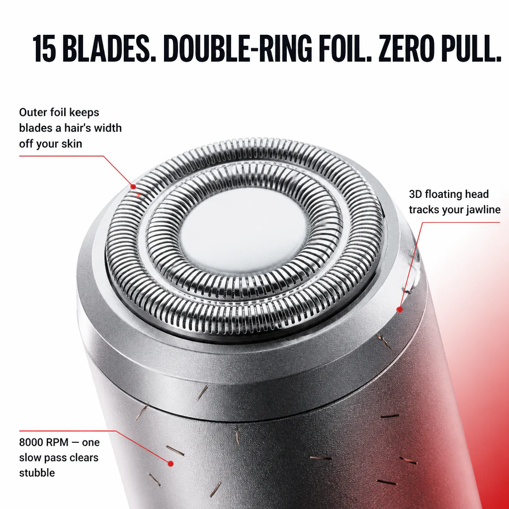 VersaSmooth™ — Erase 5 O'Clock Shadow in 60 Seconds, Mirror Optional - Image 3