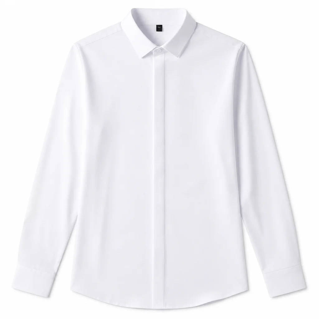 Vantori™ – Slim-Fit 4-Way Stretch Wrinkle-Free Dress Shirt - Image 9