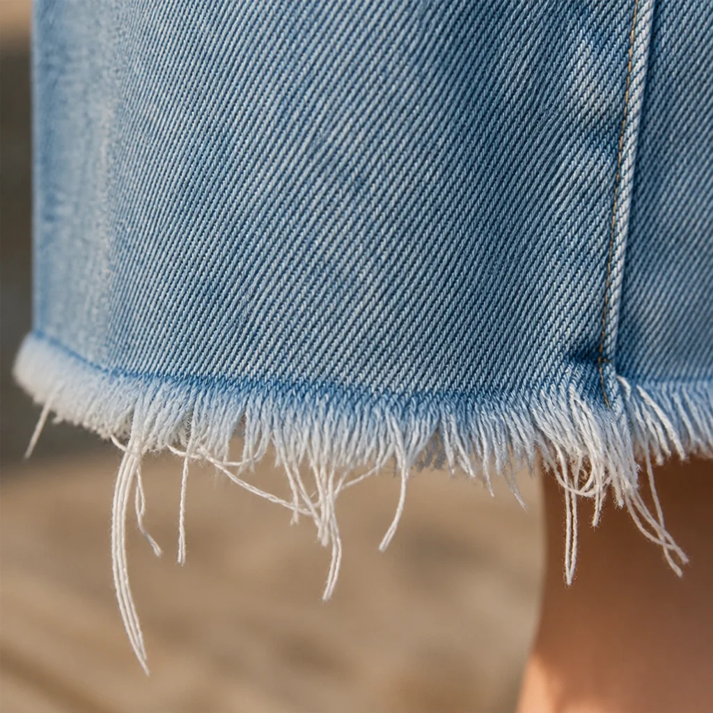 Vibrant Era™ – Retro Frayed-Hem Cropped Straight Leg Jeans - Image 5