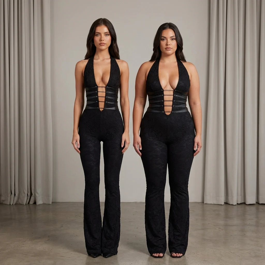 Virella™ – Sculpting Floral Lace Jumpsuit with Lace-Up Corset Back - Image 10