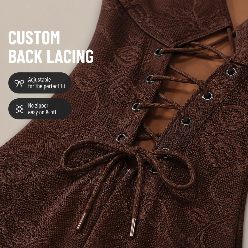Virella™ – Sculpting Floral Lace Jumpsuit with Lace-Up Corset Back - Image 8