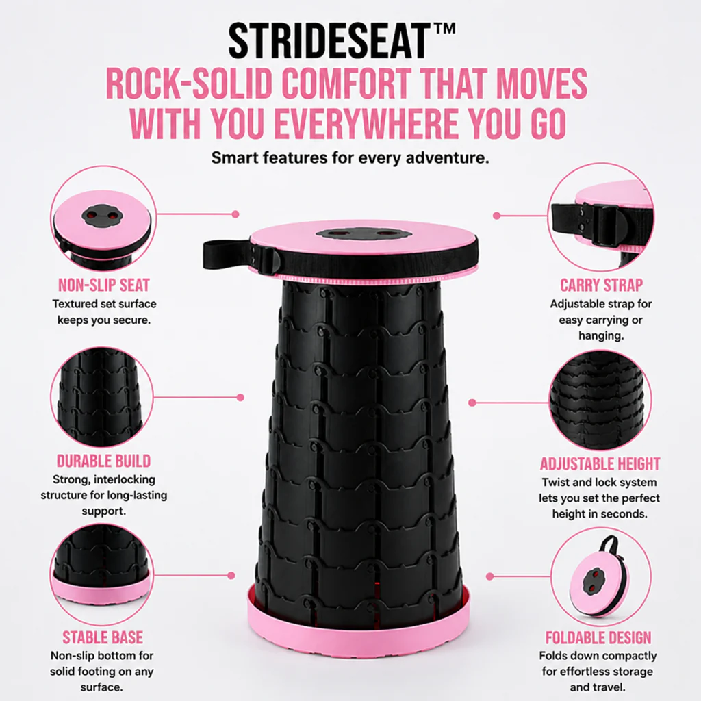 StrideSeat™ — Rock-Solid Comfort That Moves With You Everywhere You Go - Image 13