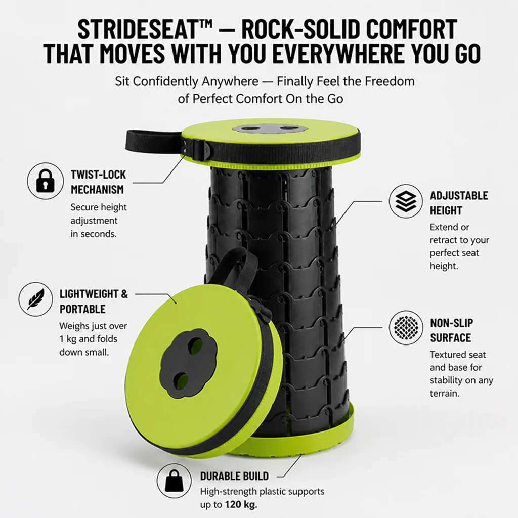 StrideSeat™ — Rock-Solid Comfort That Moves With You Everywhere You Go - Image 16