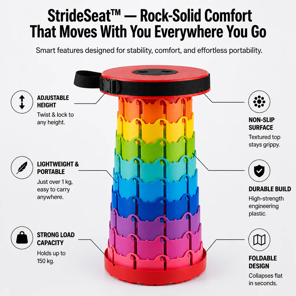 StrideSeat™ — Rock-Solid Comfort That Moves With You Everywhere You Go - Image 18