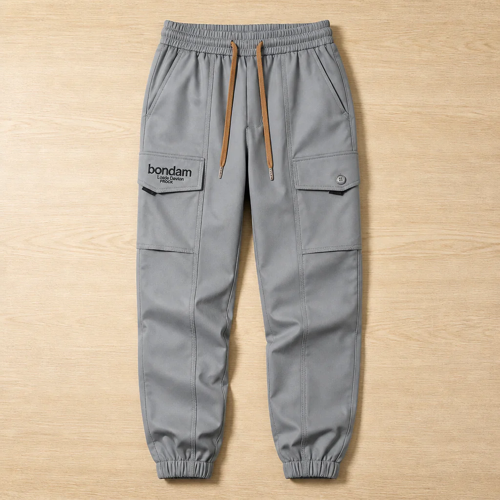 VitaLuxe™ – Relaxed Cargo Joggers with Drawstring Waist - Image 10