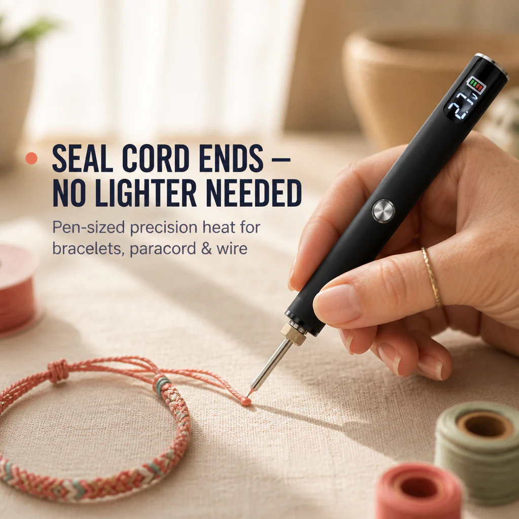 Voltace™ — Seal Bracelet Cords & Solder Wires Without the Lighter Mess