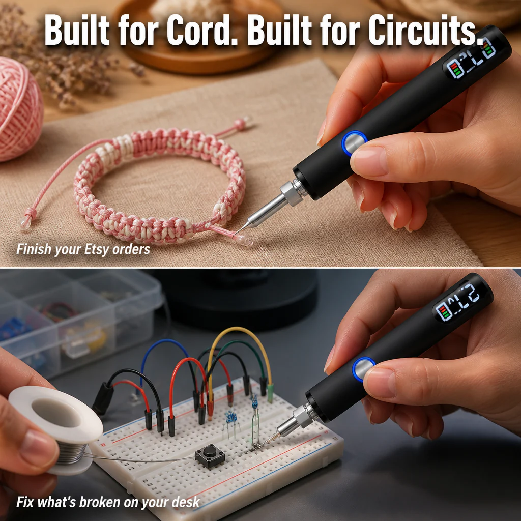 Voltace™ — Seal Bracelet Cords & Solder Wires Without the Lighter Mess - Image 4