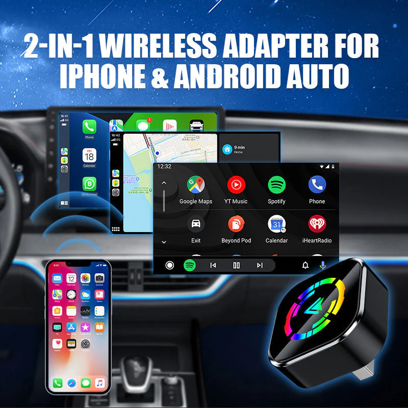 Voltiva™ Wireless Auto Adapter — Break Free from Wires and Drive with Total Hands-Free Control