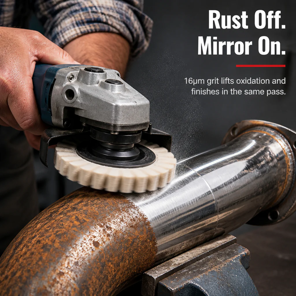 MirrorFelt™ — Restore Rust, Marble & Auto Parts to 100GU Mirror Shine | 3 for 2 Inside - Image 3