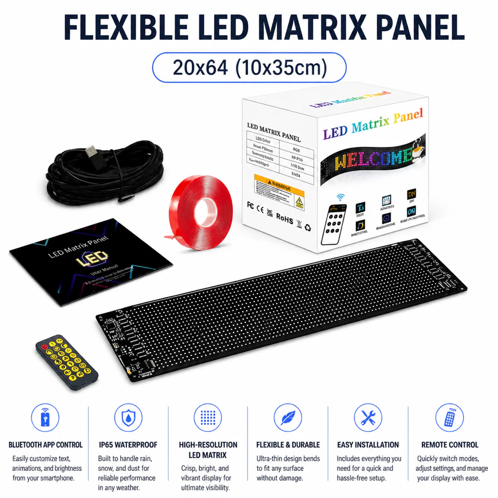 Vyzora™ Matrix LED Screen — Make Your Ride Impossible to Ignore, Anytime, Anywhere - Image 7