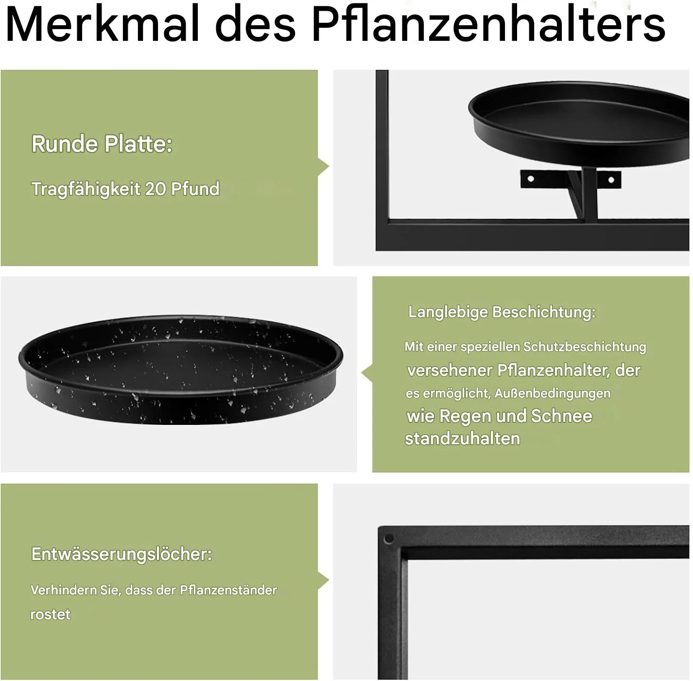 Wall Mounted Plant Holder | Metal Frame | Space-Efficient | Plantify - Image 3