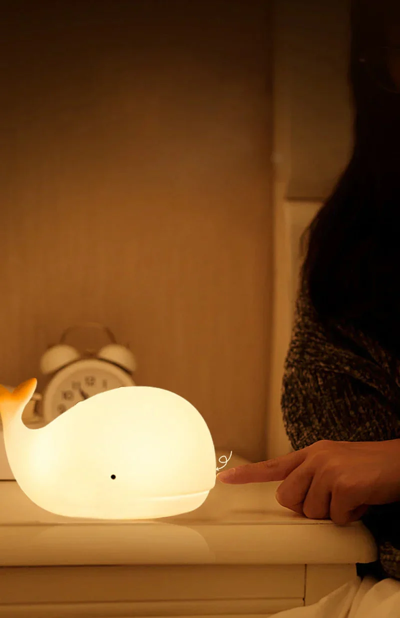 Wall Night Lamp with Color-Shifting LED – Touch Sensor, USB Powered - Image 3