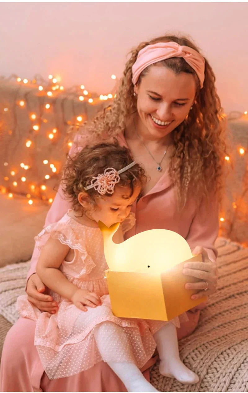 Wall Night Lamp with Color-Shifting LED – Touch Sensor, USB Powered - Image 4