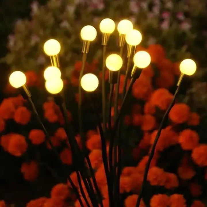 Waterproof Solar Firefly Lanterns (6 LEDs) - Image 3
