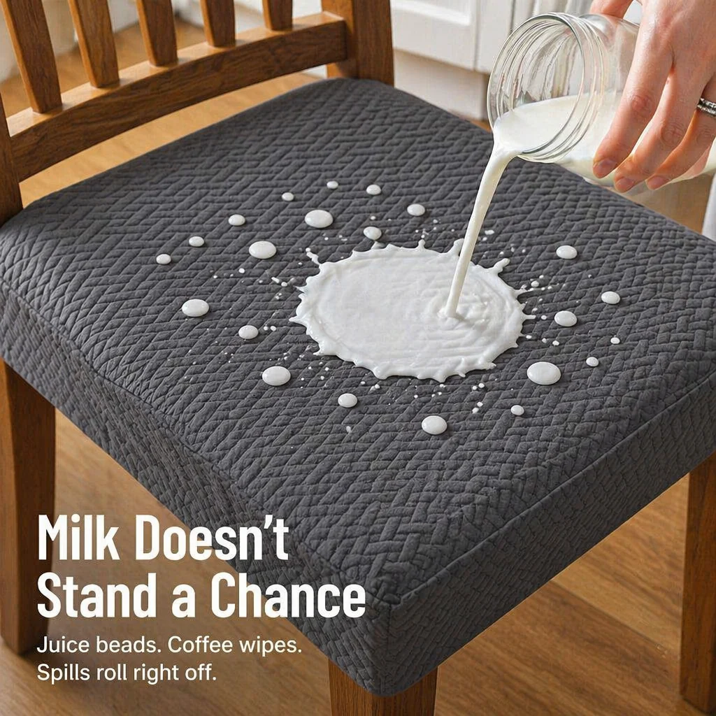 SlipGuard™ Jacquard Chair Covers — Shield Every Seat From Spills, Stains & Sticky Fingers - Image 3