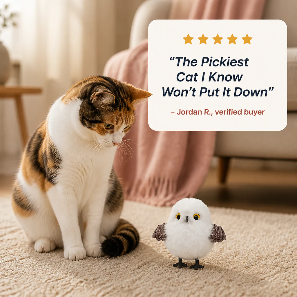 WhiskerWing™ — Spark Your Indoor Cat's Hunting Instinct With Real Flutter & Chirp Play - Image 5
