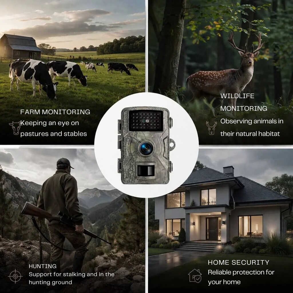 Wildlife Monitoring Camera with Night Vision | Motion Sensor | Weather Resistant | Forest Protector - Image 6