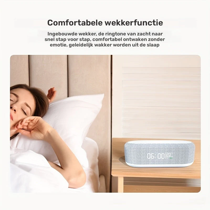 Wireless Charging Station with Alarm Clock and Temperature Display - Image 4