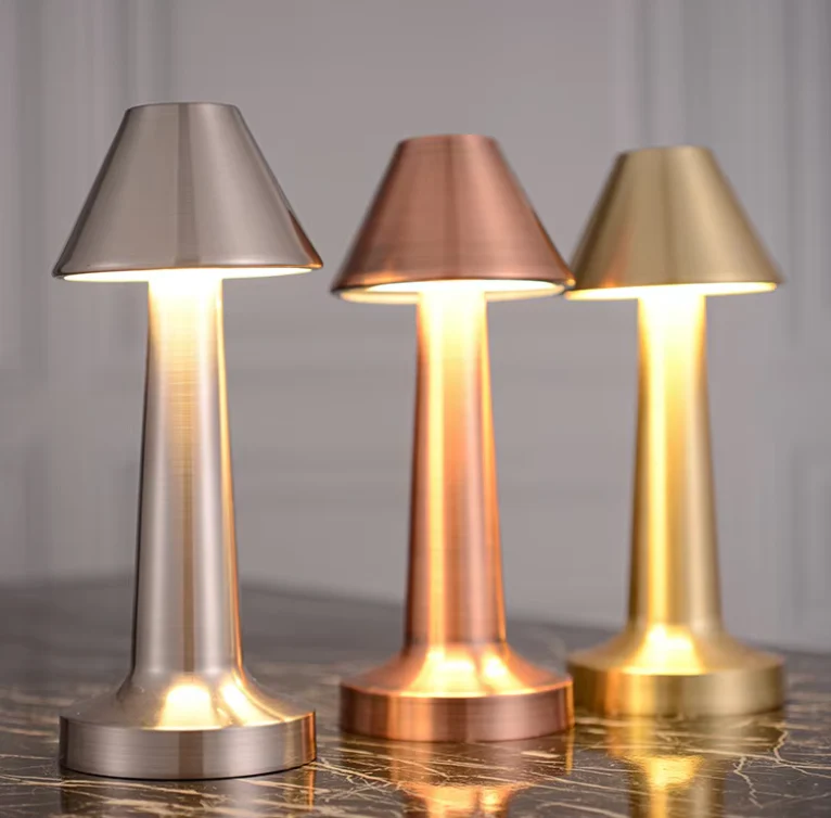 Wireless Dimmable LED Battery Table Lamp LuxLamp - Modern via Touch | Living Room | Reading Lamp | Bedside Lamp - Image 7