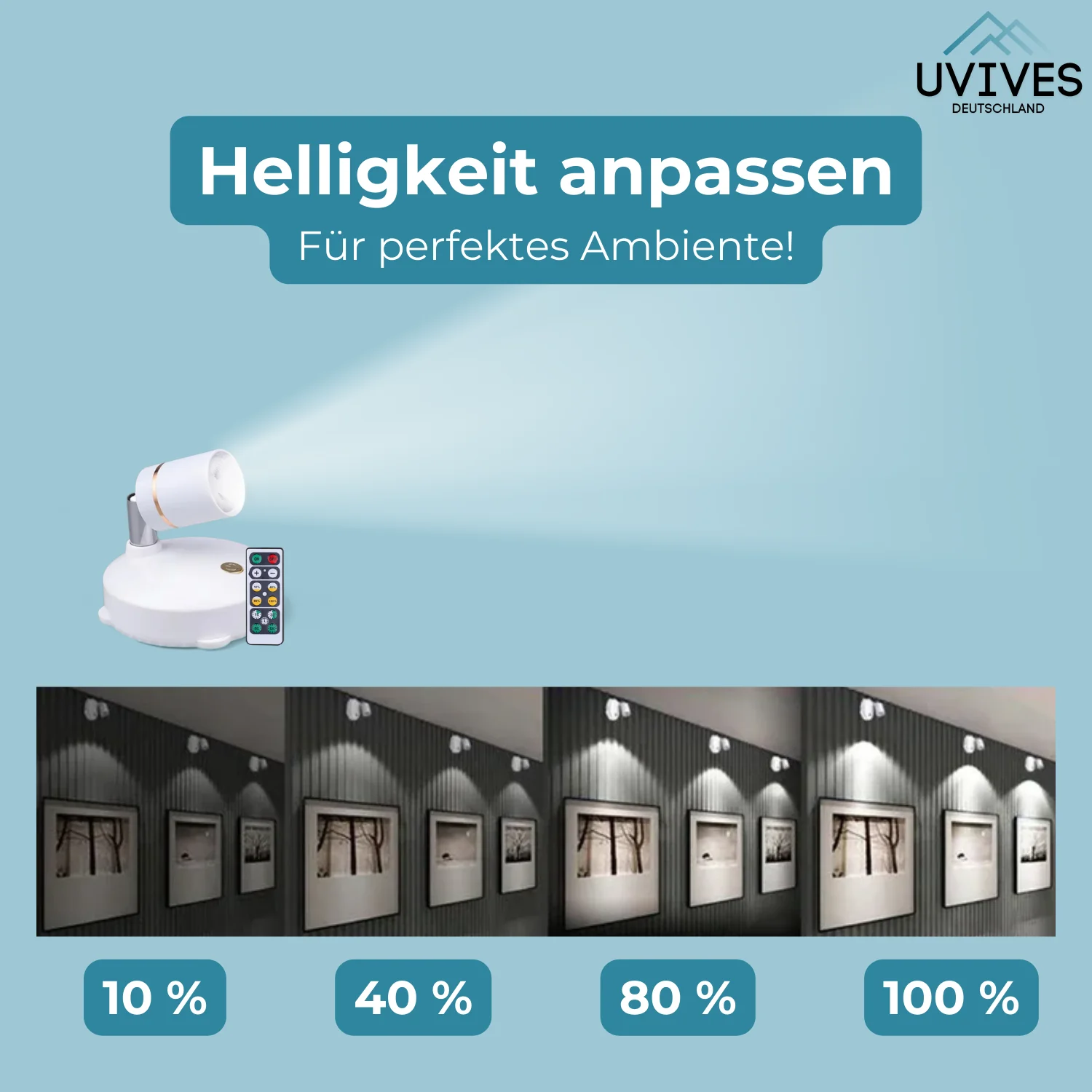 Wireless LED Lamp – Dimmable with Remote, Cord-Free - Image 4