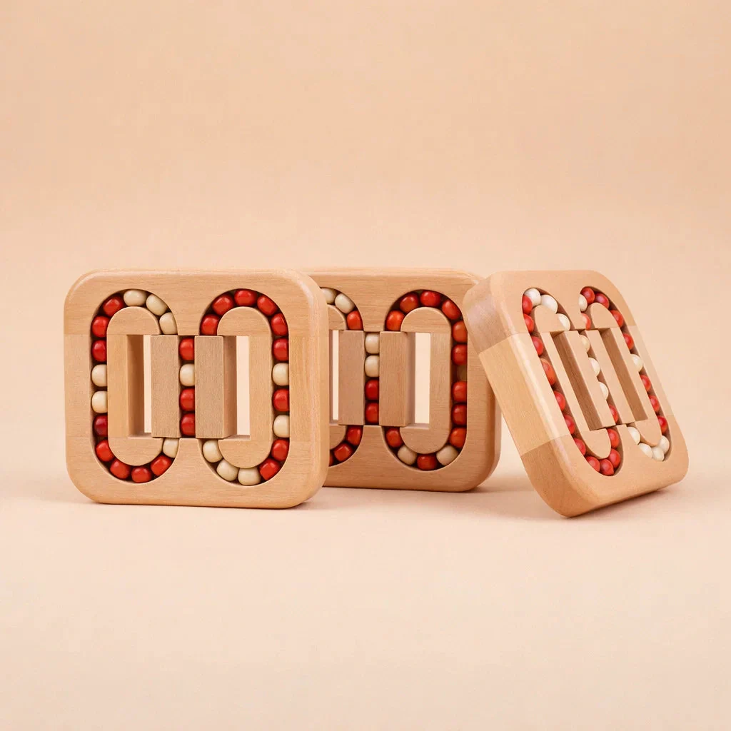Wooden rotating puzzle game - Image 4