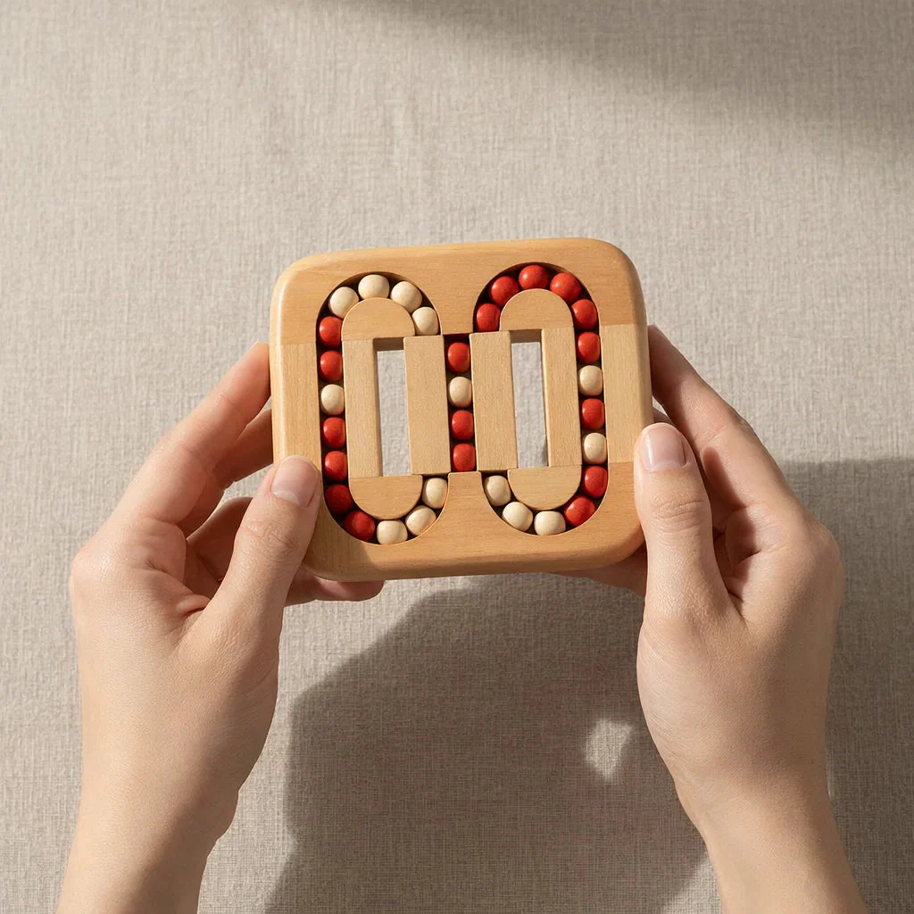 Wooden rotating puzzle game - Image 5