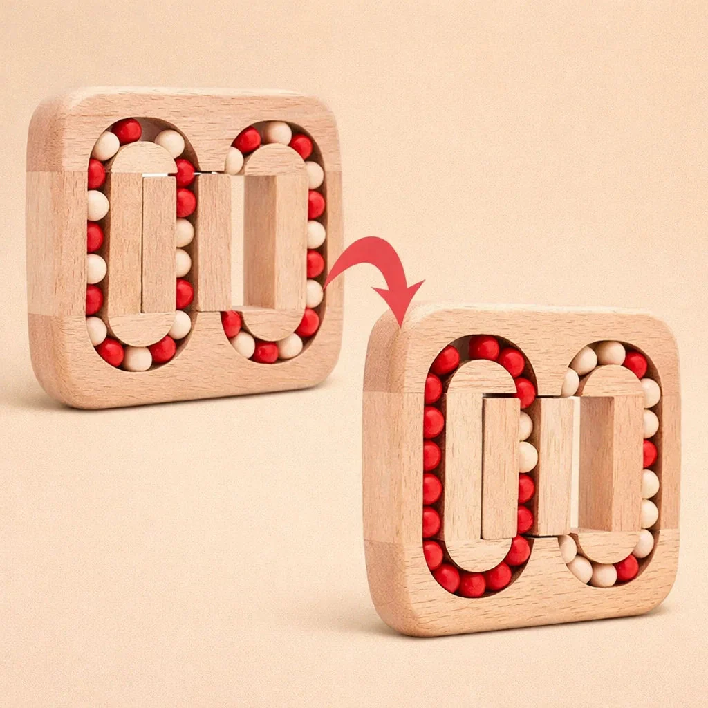 Wooden rotating puzzle game - Image 6